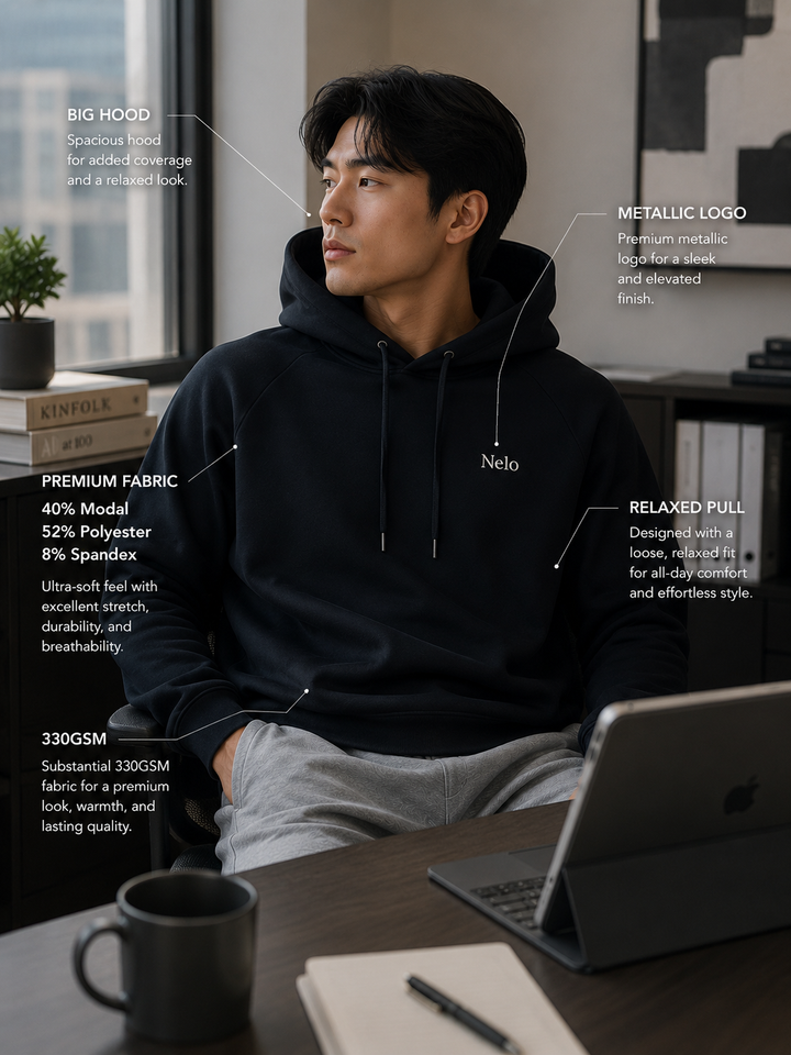 Air Spacer Pullover Hoodie