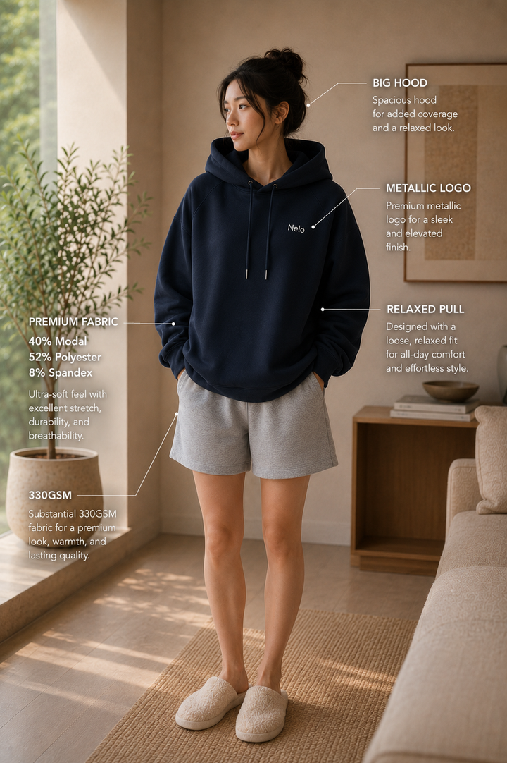 Air Spacer Pullover Hoodie