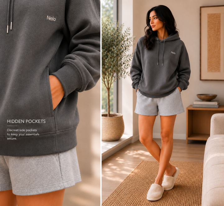 Air Spacer Pullover Hoodie