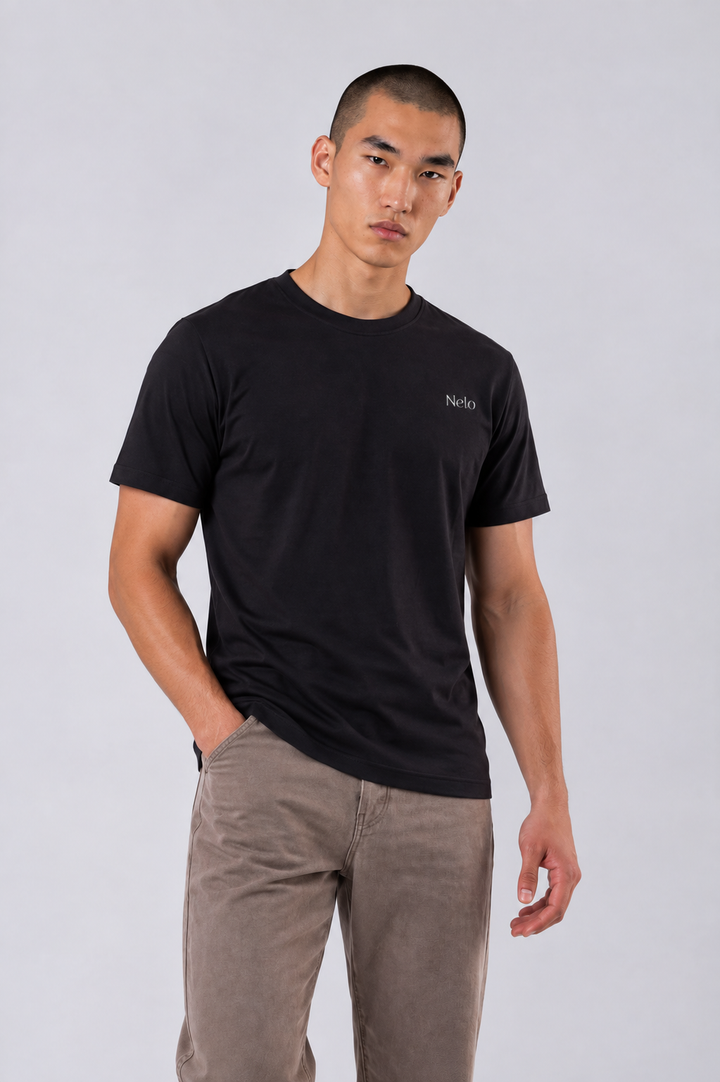 Black men T-shirts front 