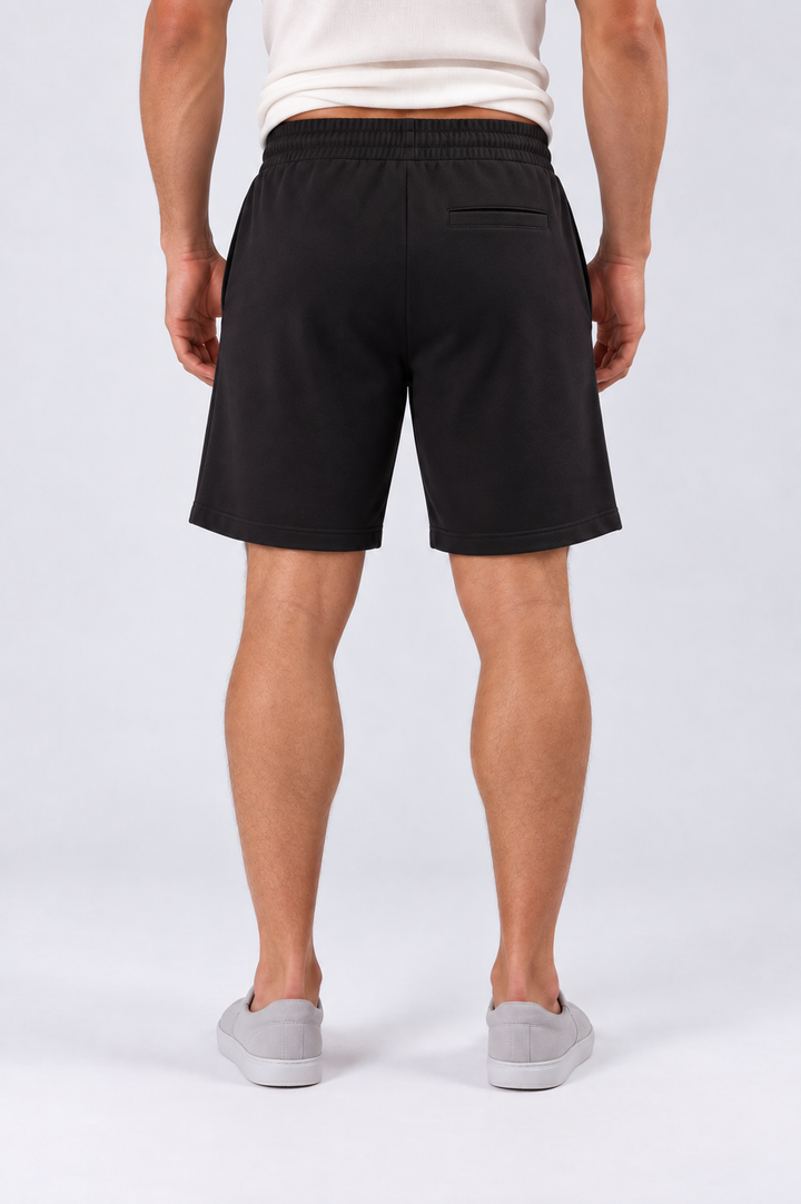 Black men shorts back 