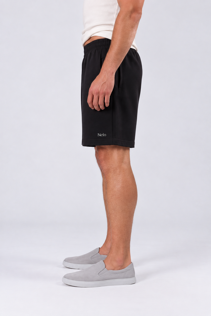 Black men shorts side 