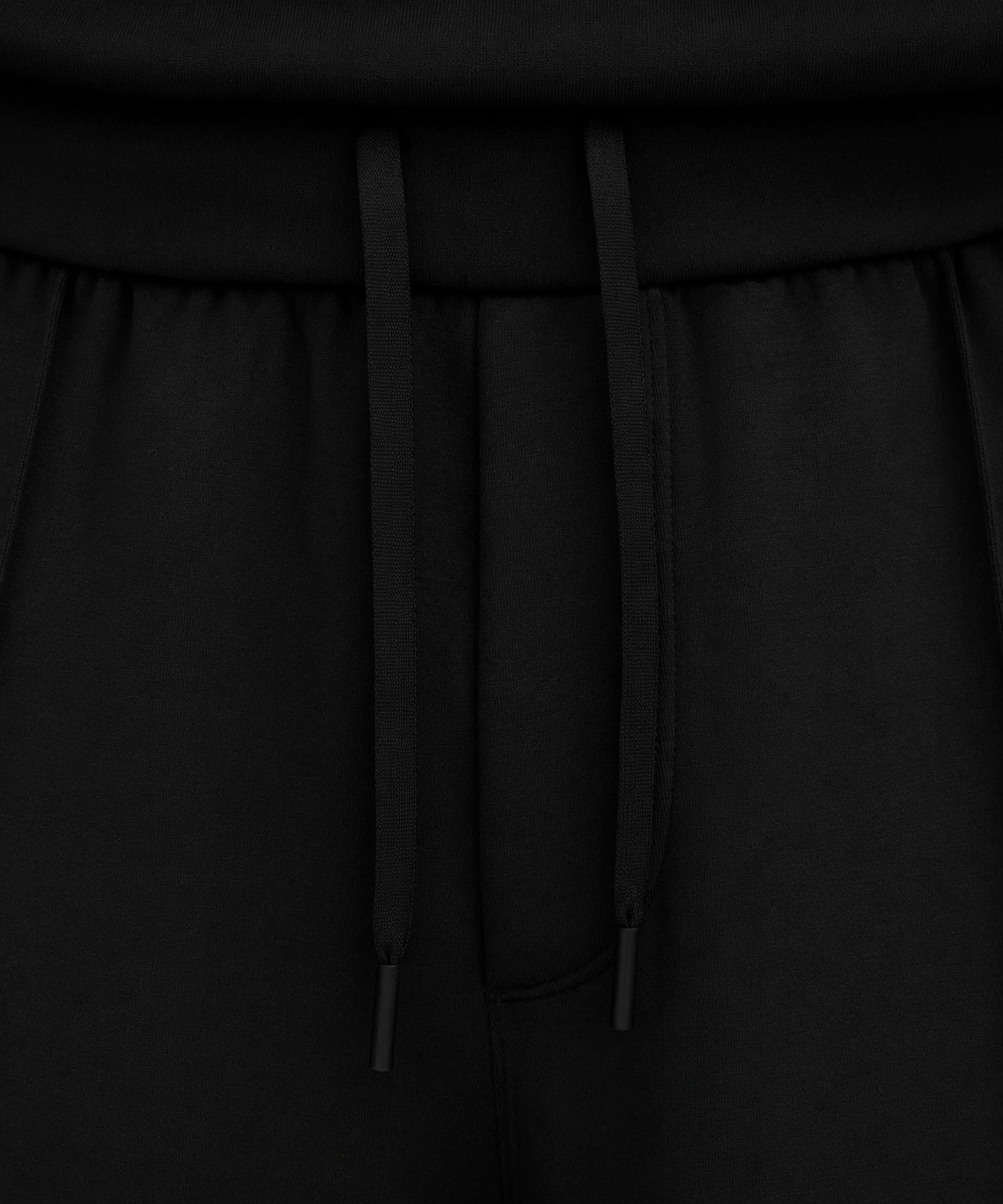 Black men sweatpants front 