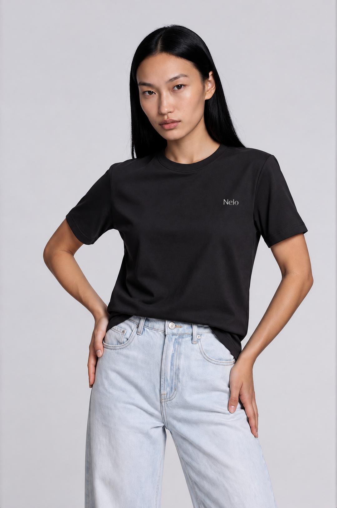 Black women T-shirts front #color_black