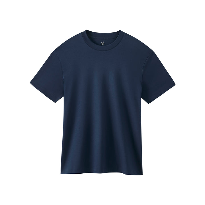 Navy Performance silk men tee front 