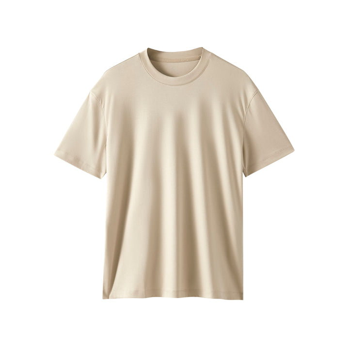 Sand Performance silk men tee front 