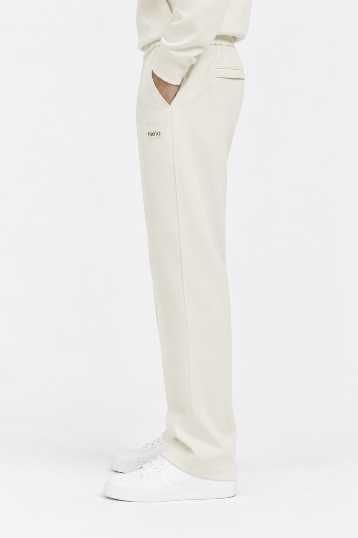 CreamTextured Lounge men pants front 