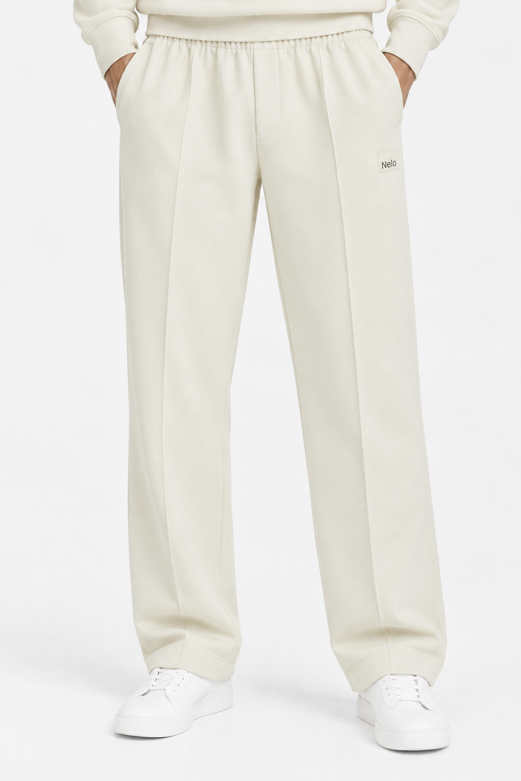 CreamTextured Lounge men pants front 