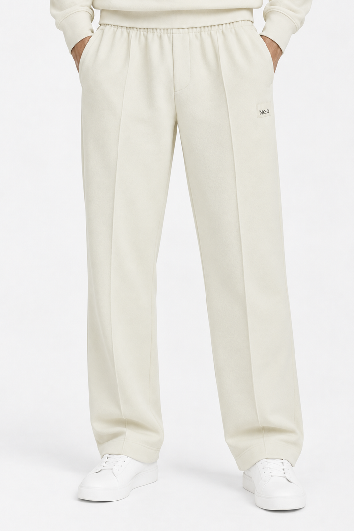 CreamTextured Lounge men pants front 