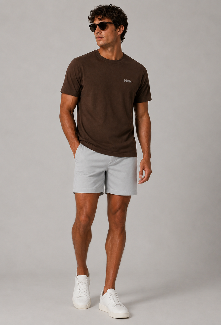 Espresso Brown men T-shirts front 