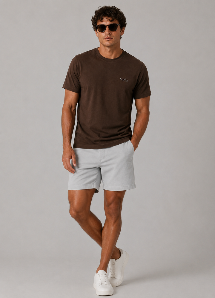 Espresso Brown men T-shirts front 