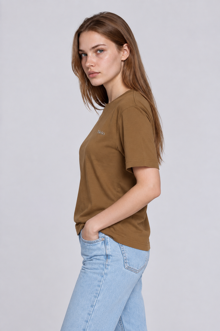 Espresso Brown women T-shirts side 