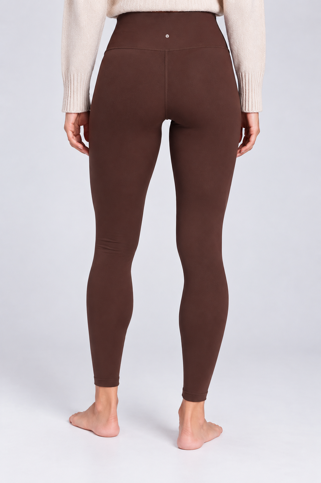Espresso brown women leggings back