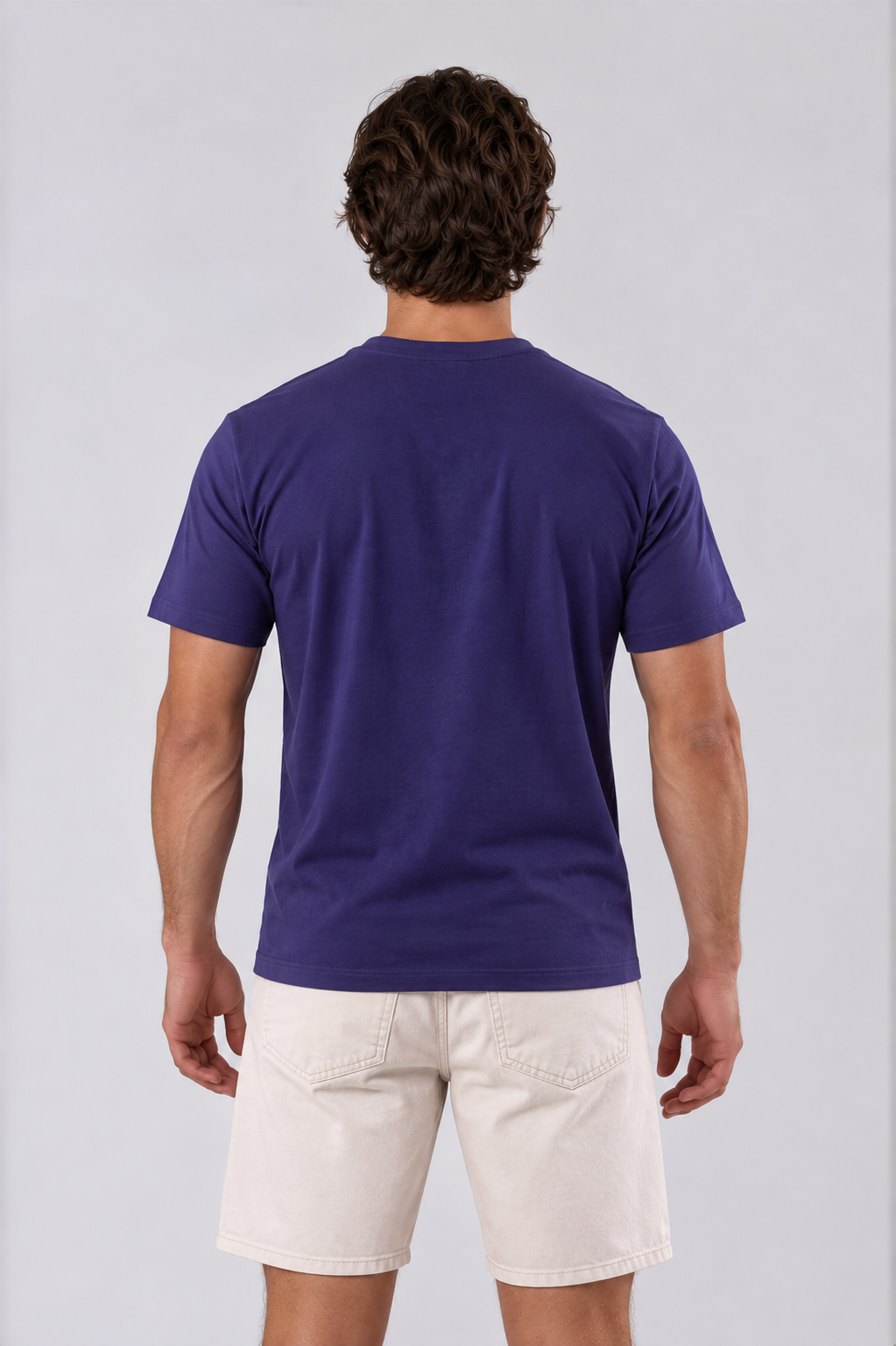 Estate tide blue men T-shirts back 