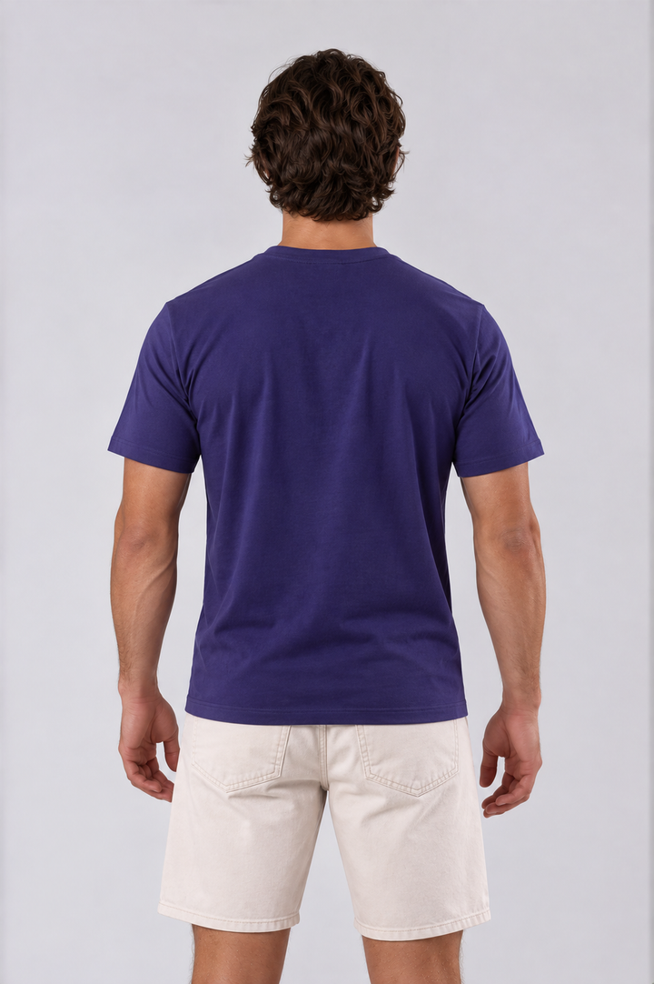 Estate tide blue men T-shirts back 