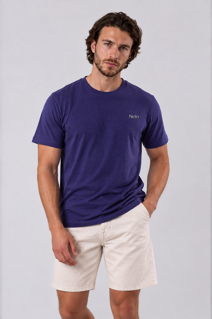 Estate tide blue men T-shirts front 