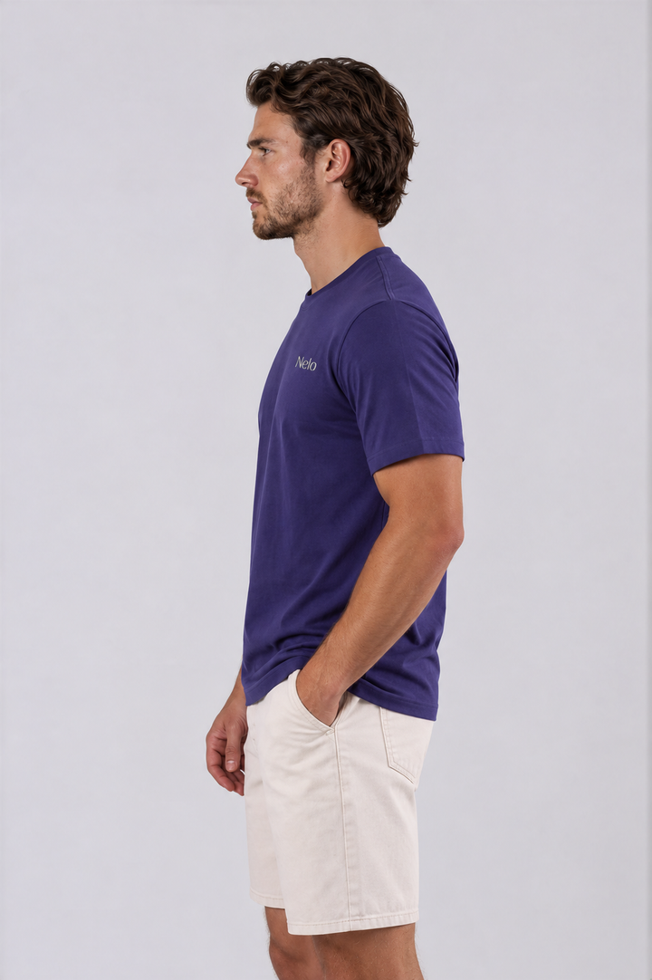Estate tide blue men T-shirts side 