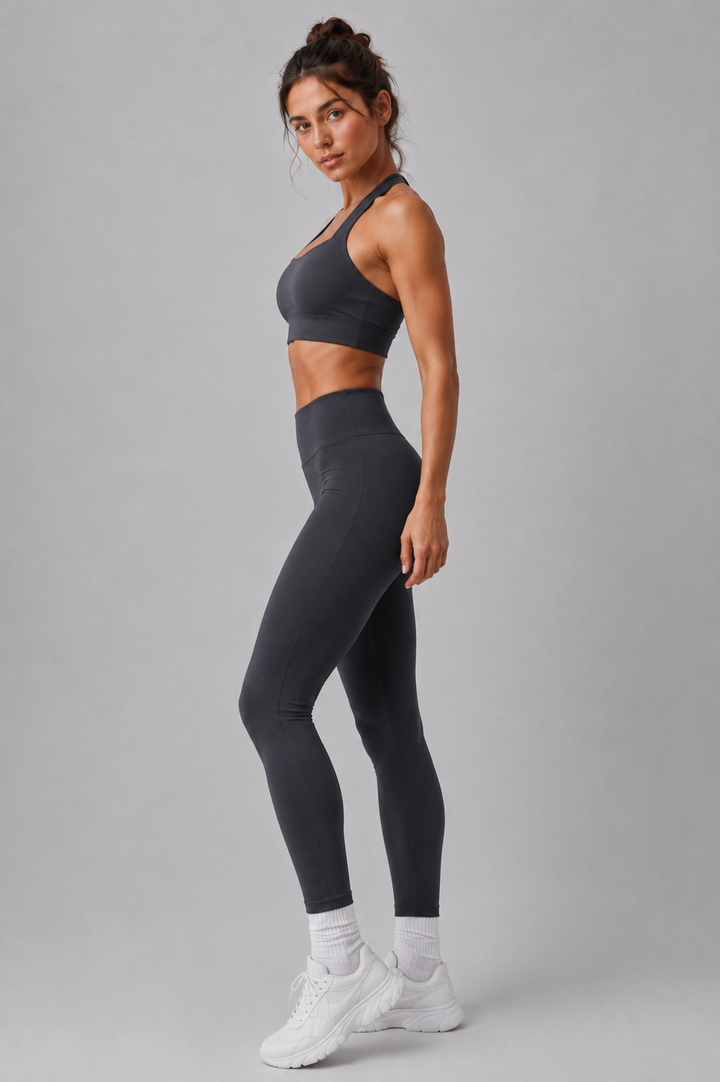 Graphite mist women leggings front 