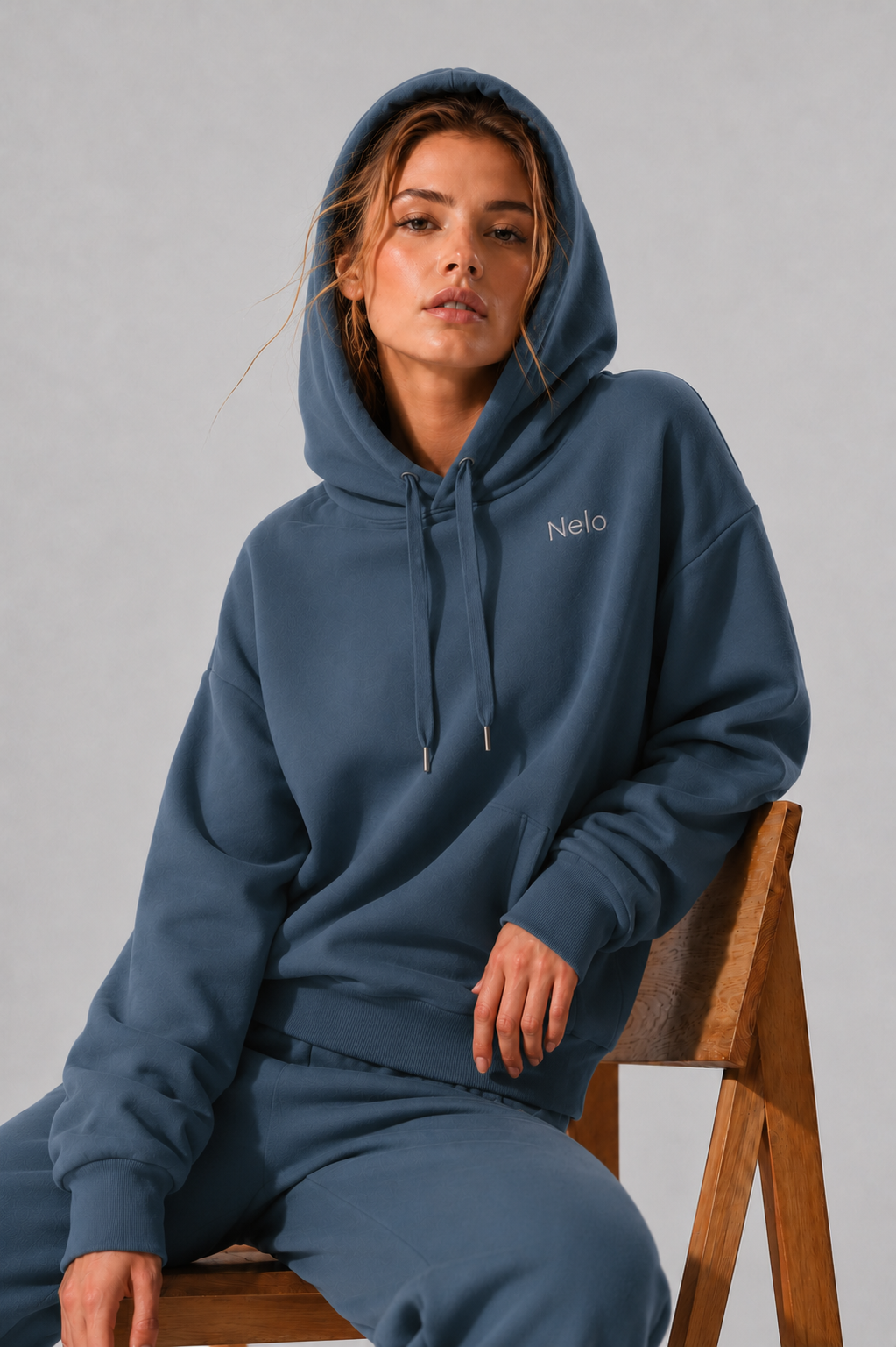 Midnight Navy women hoodie back 
