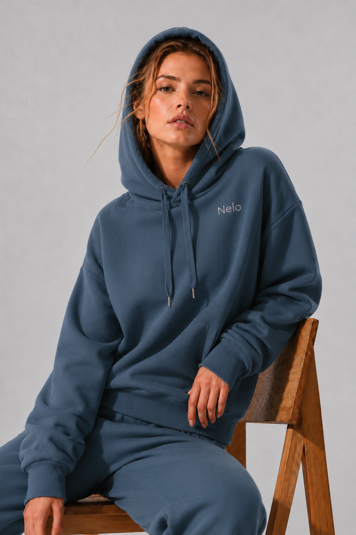 Midnight Navy women hoodie back 