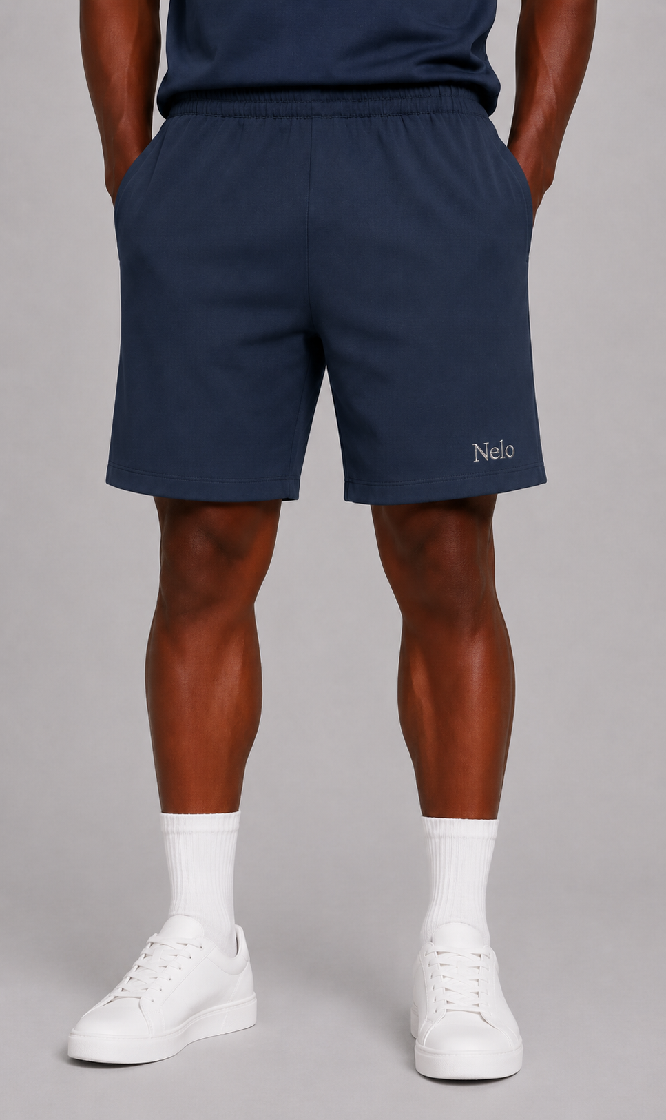 Midnight Navy men shorts close 