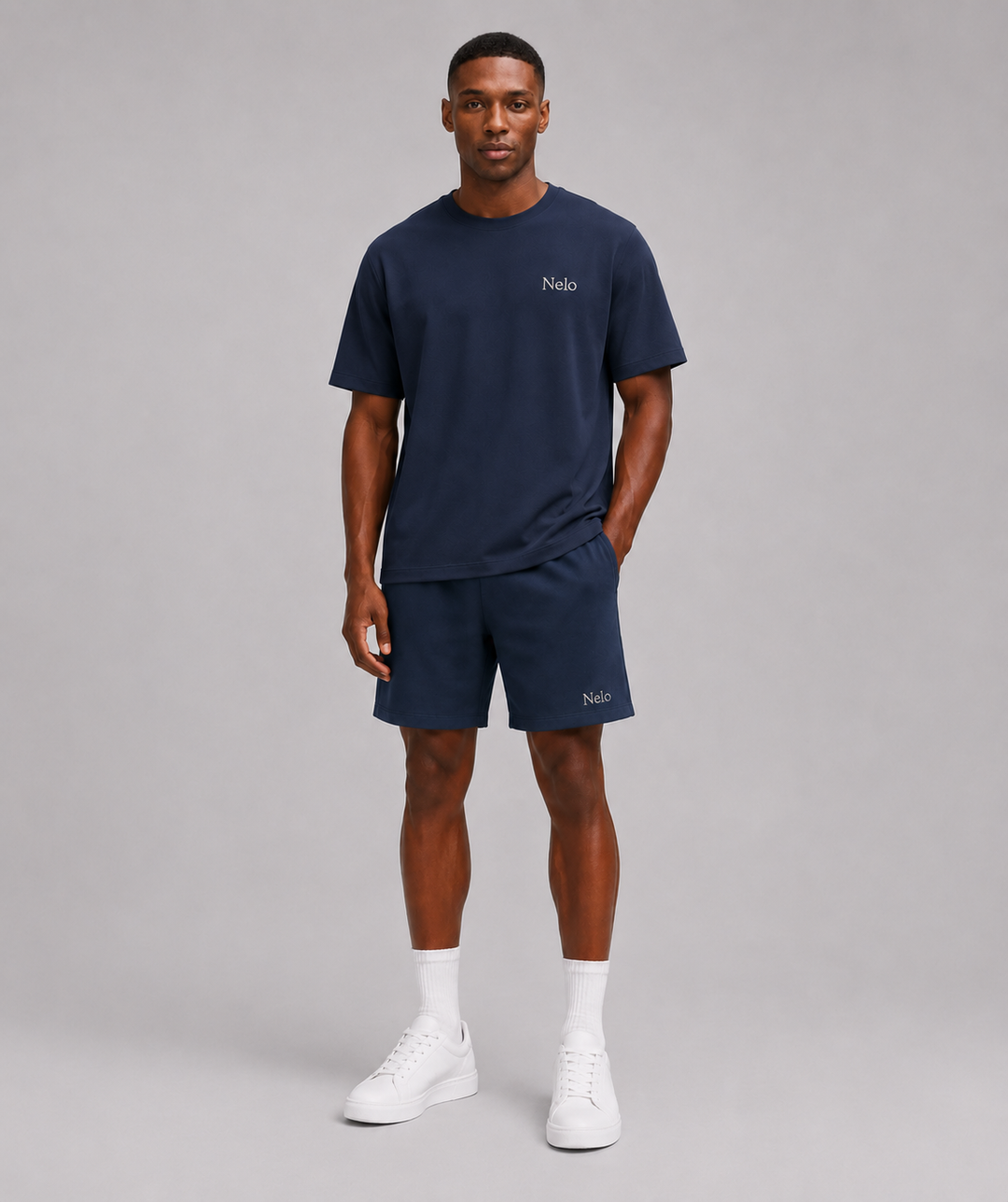 Midnight Navy men shorts close 