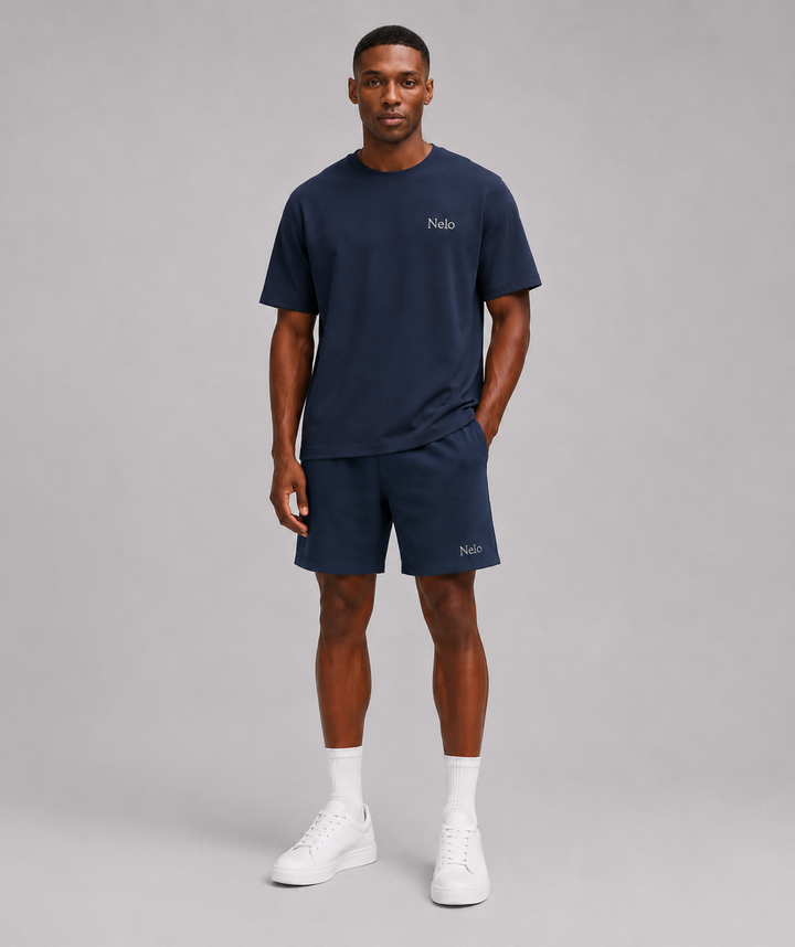 Midnight Navy men shorts close 