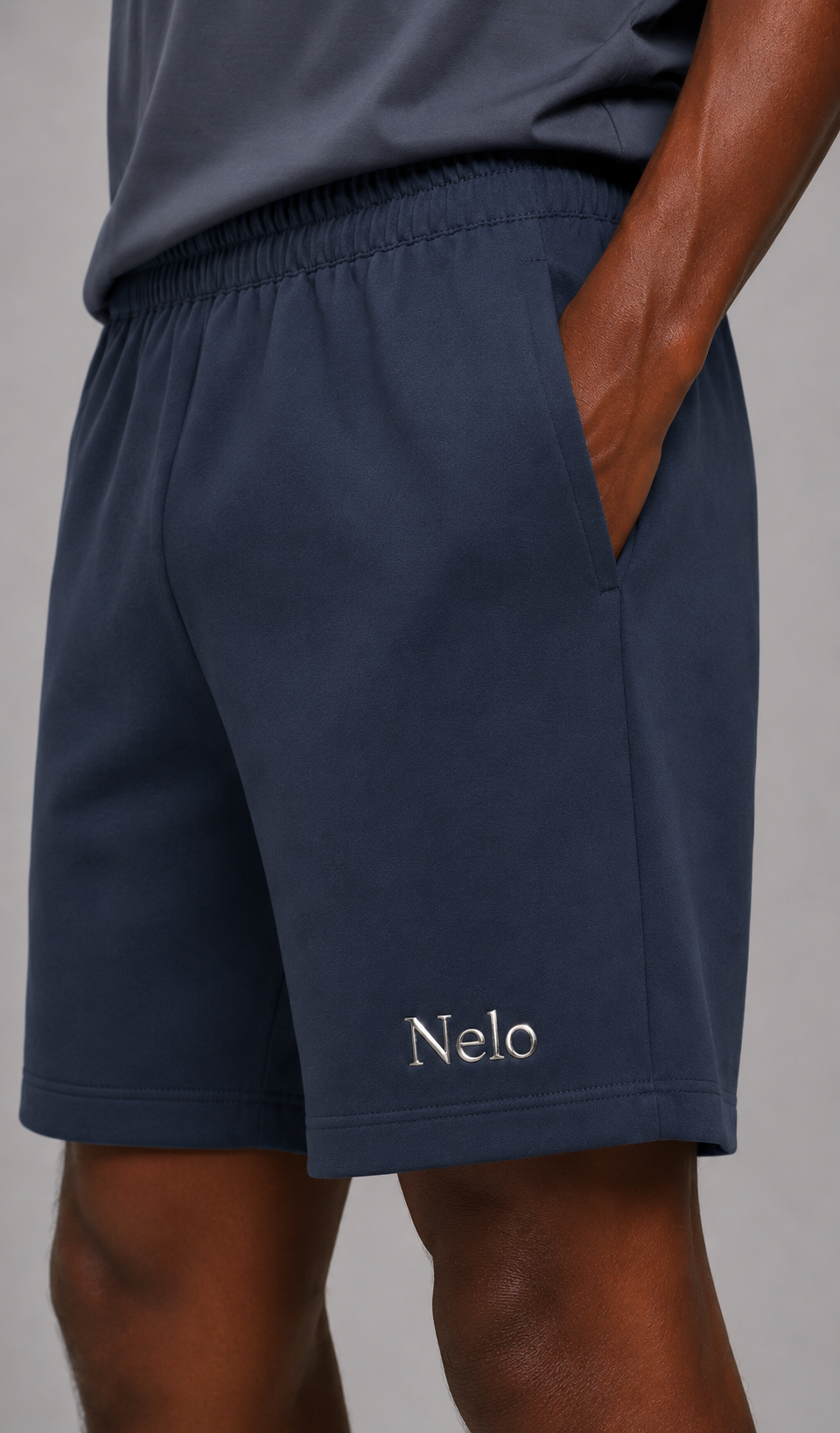 Midnight Navy men shorts close 