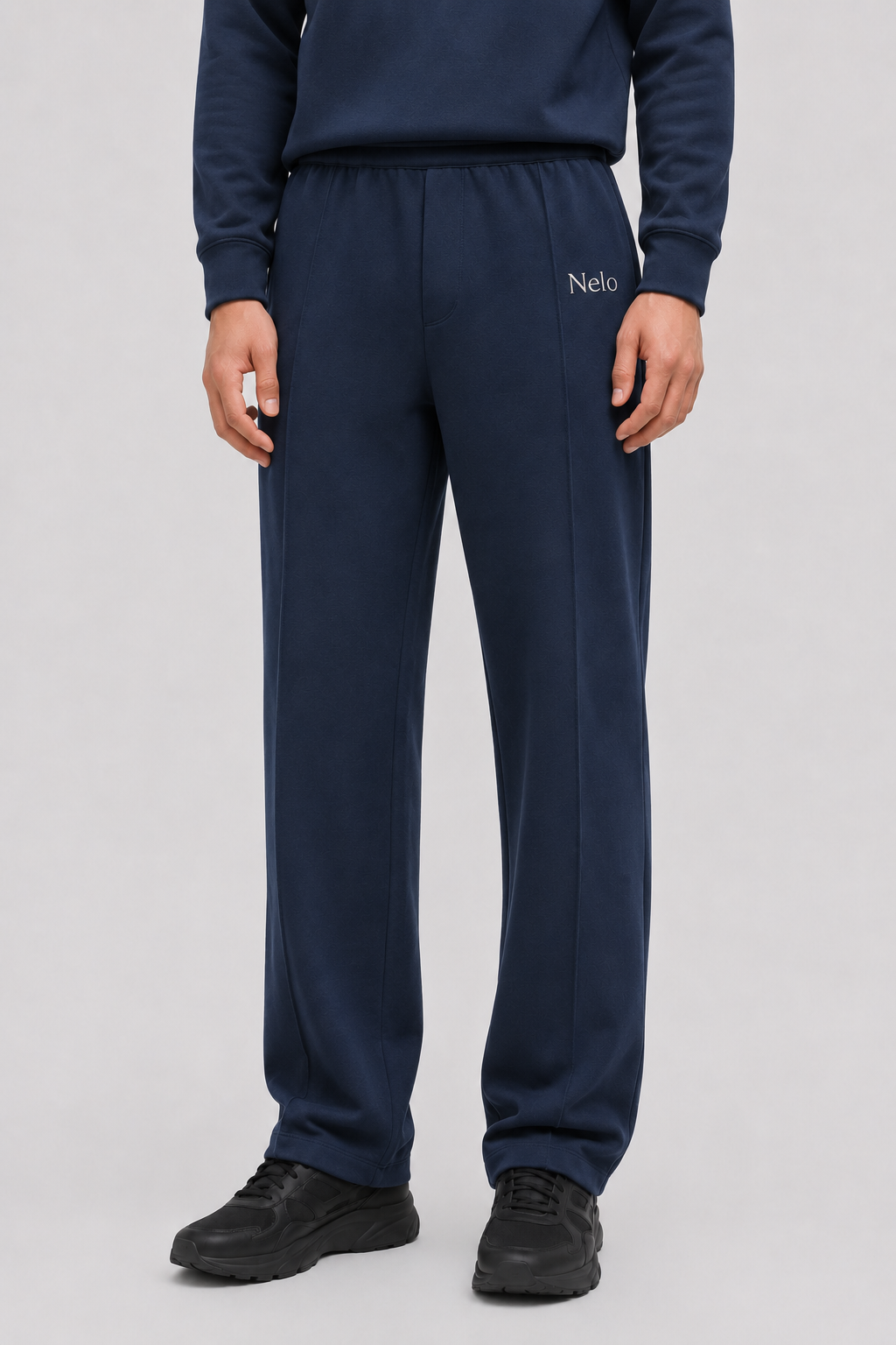 Midnight Navy men sweatpants front 