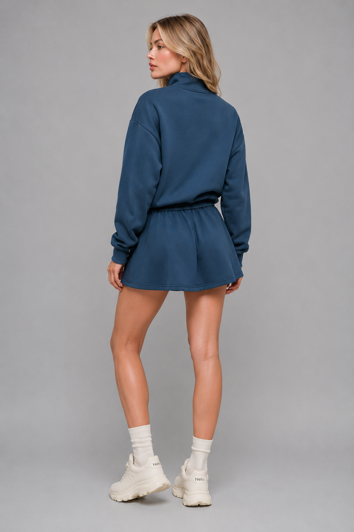 Midnight Navy women hoodie front 