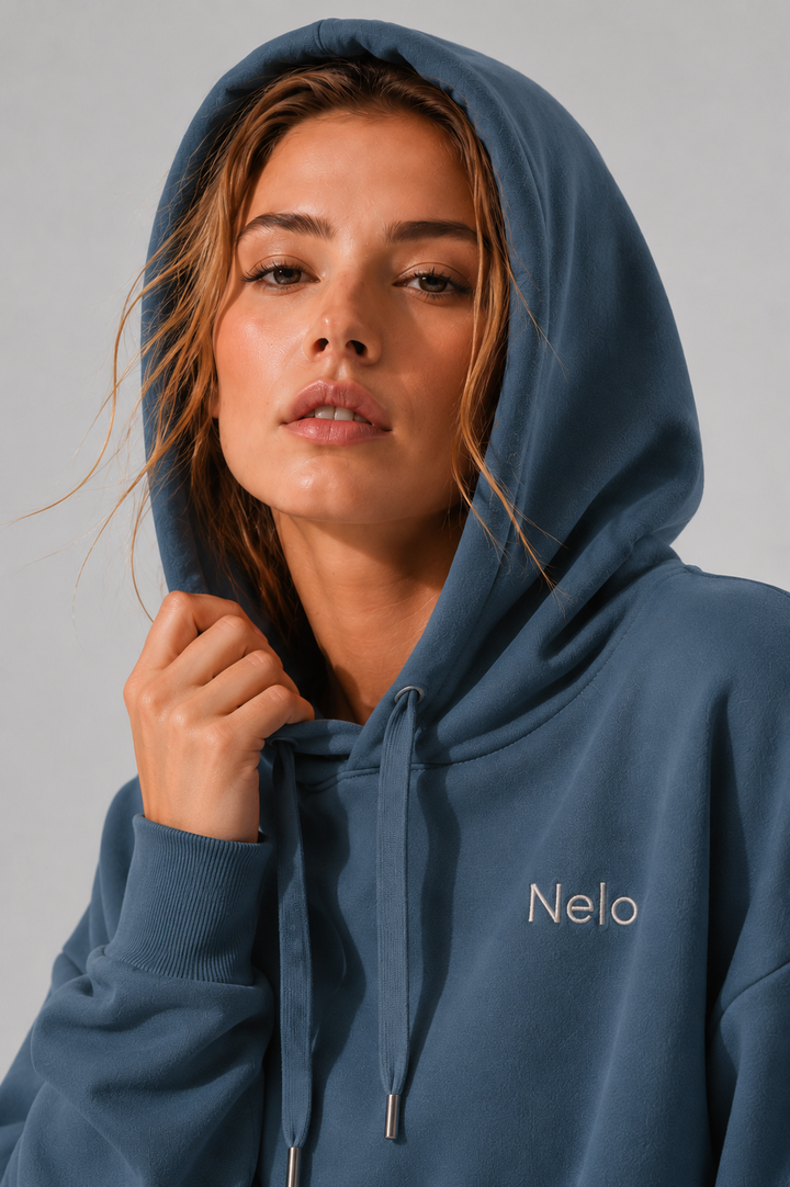 Midnight Navy women hoodie back 
