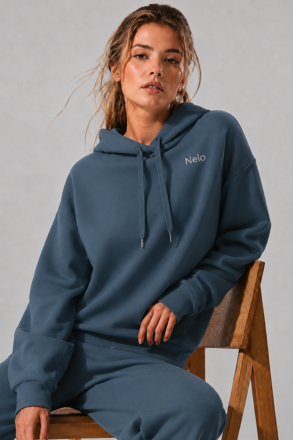 Midnight Navy women hoodie front 