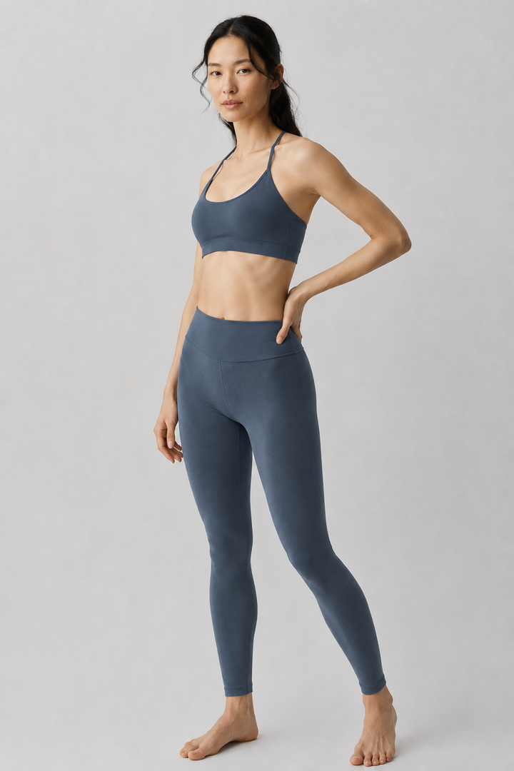 Midnight navy women leggings front 