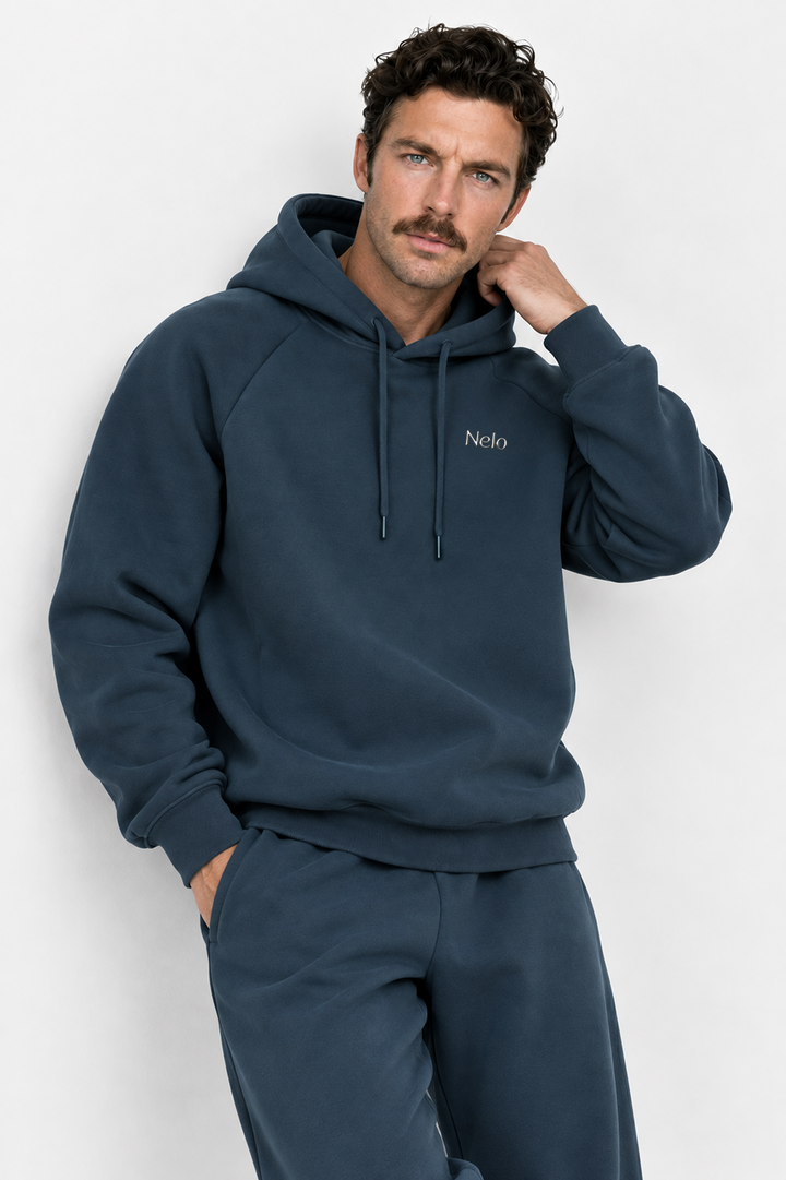 Midocean Navy men hoodie front 