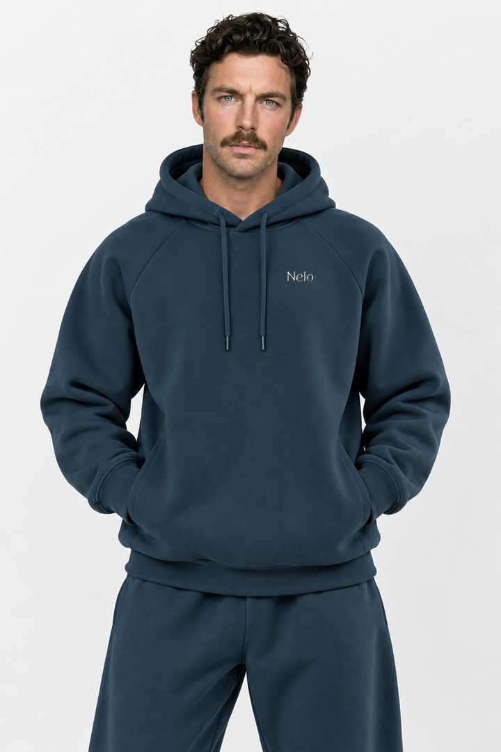 Midocean Navy men hoodie front 