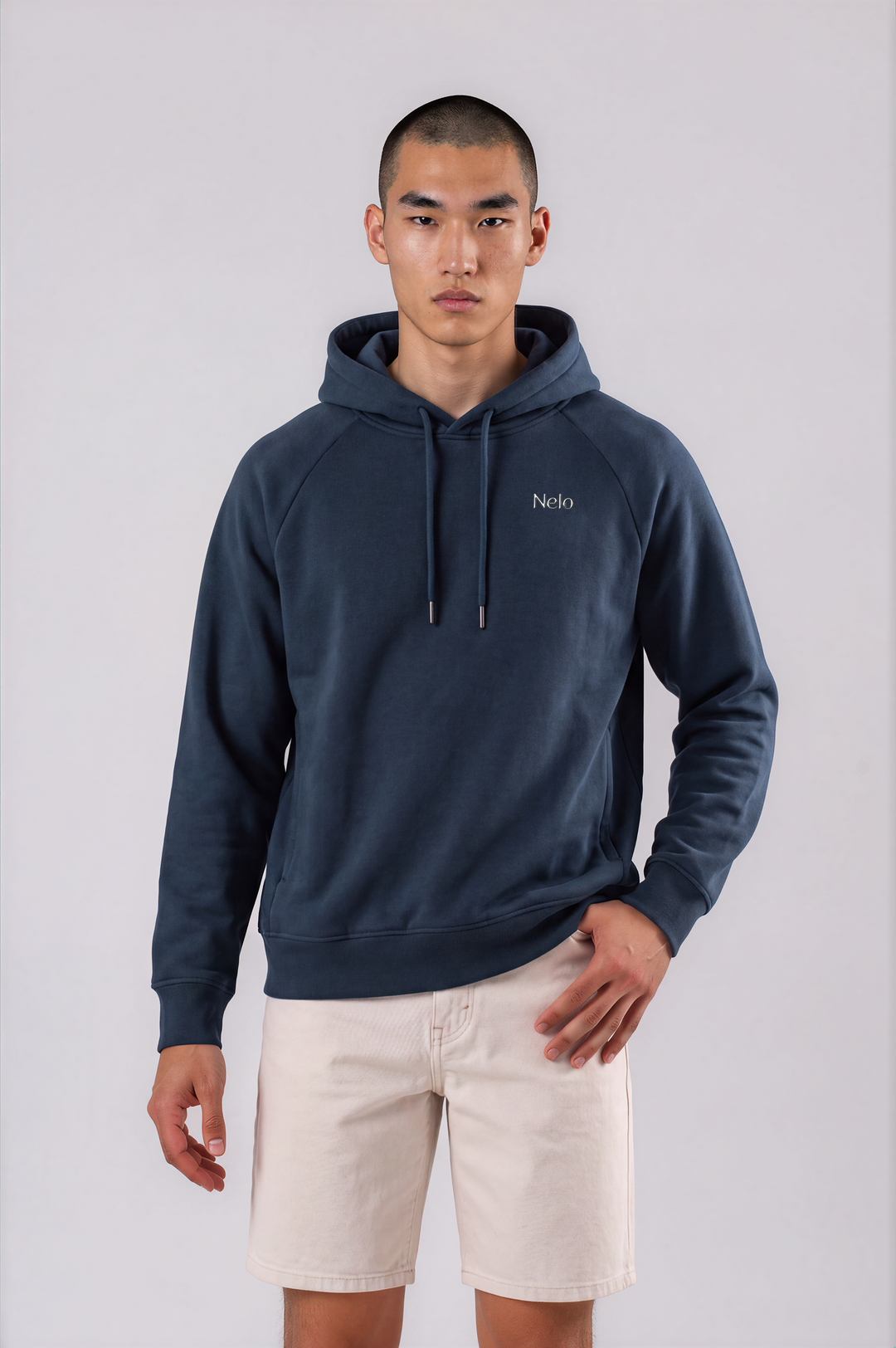 Midocean Navy men hoodie side 