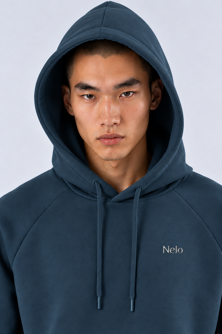 Midocean Navy men hoodie front 