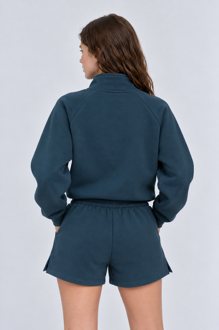 Midocean Navy women hoodie back 