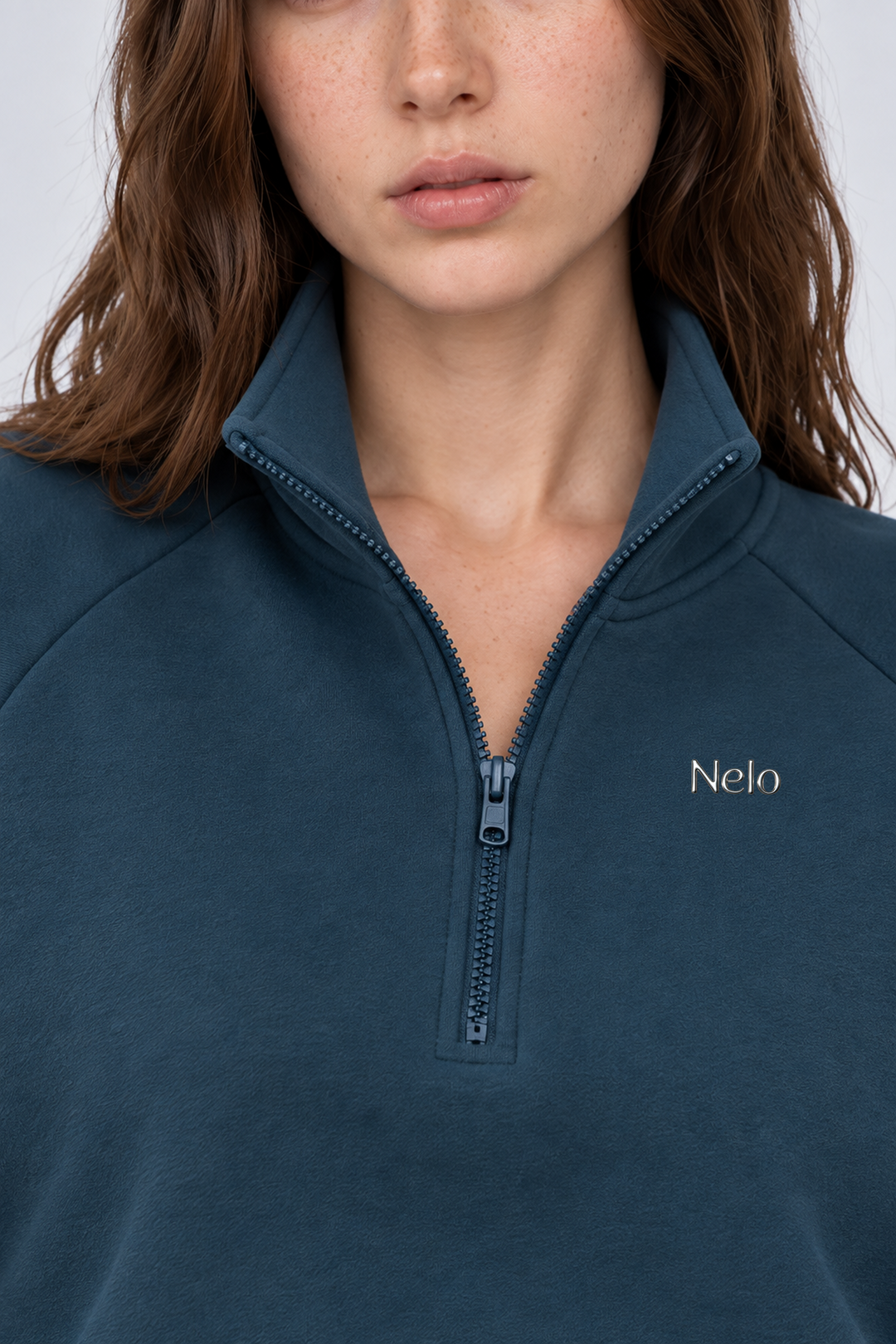 Midocean Navy women hoodie front 
