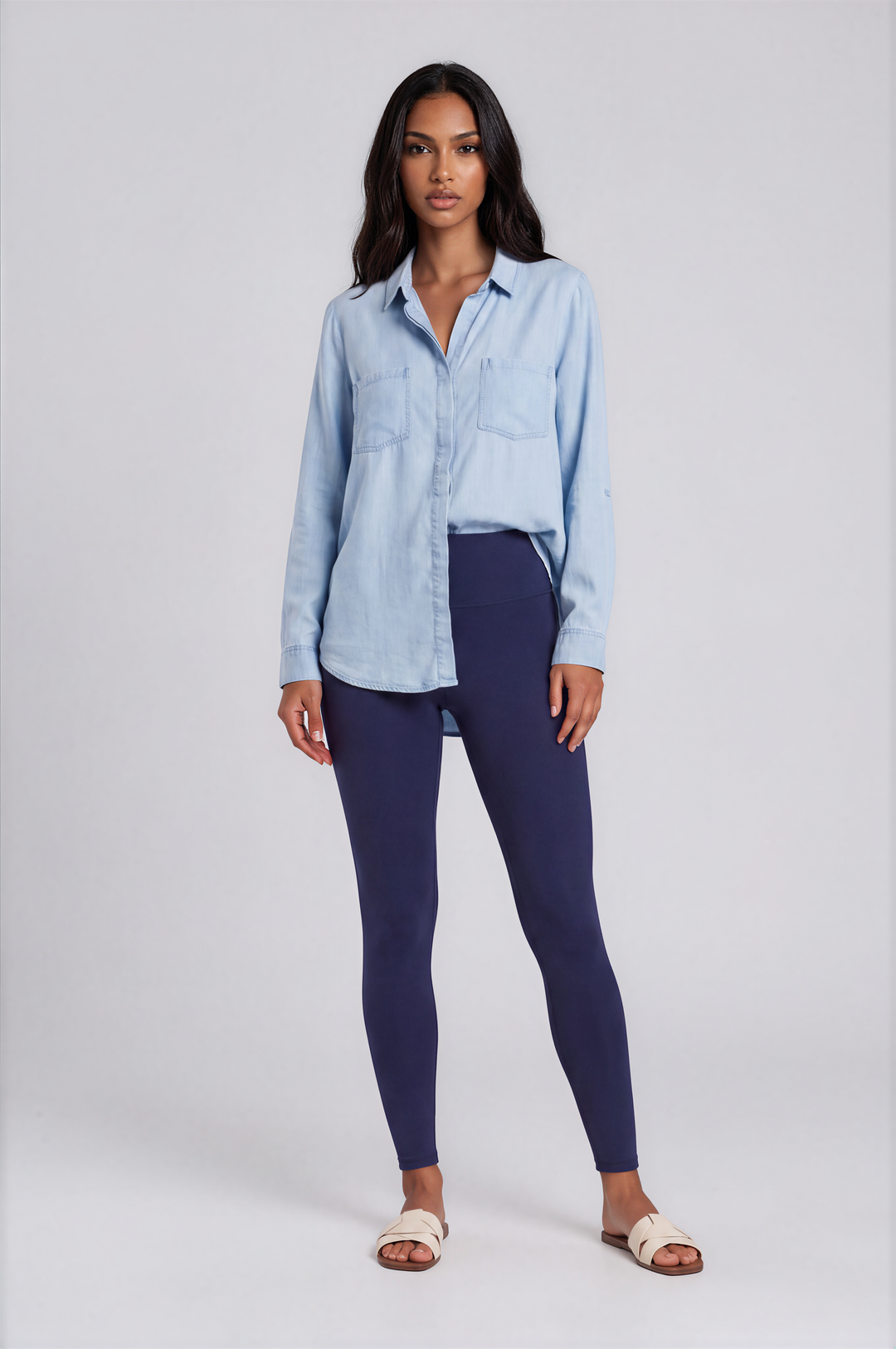 Midocean Navy women leggings front 