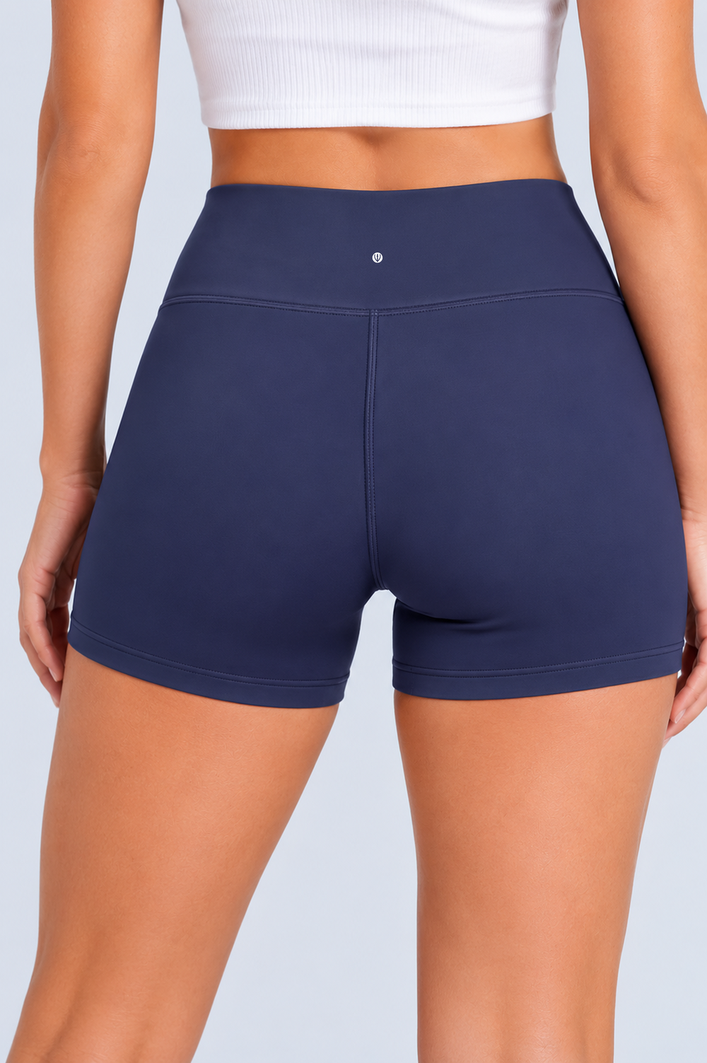 Midocean Navy women shorts back #color_midocean-navy
