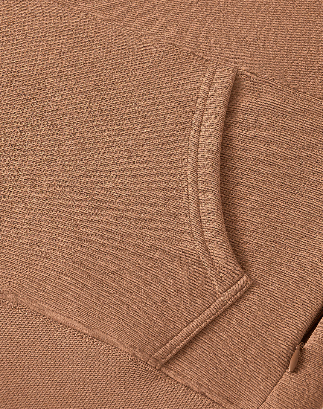 Mocha Textured Lounge men hoodie front 