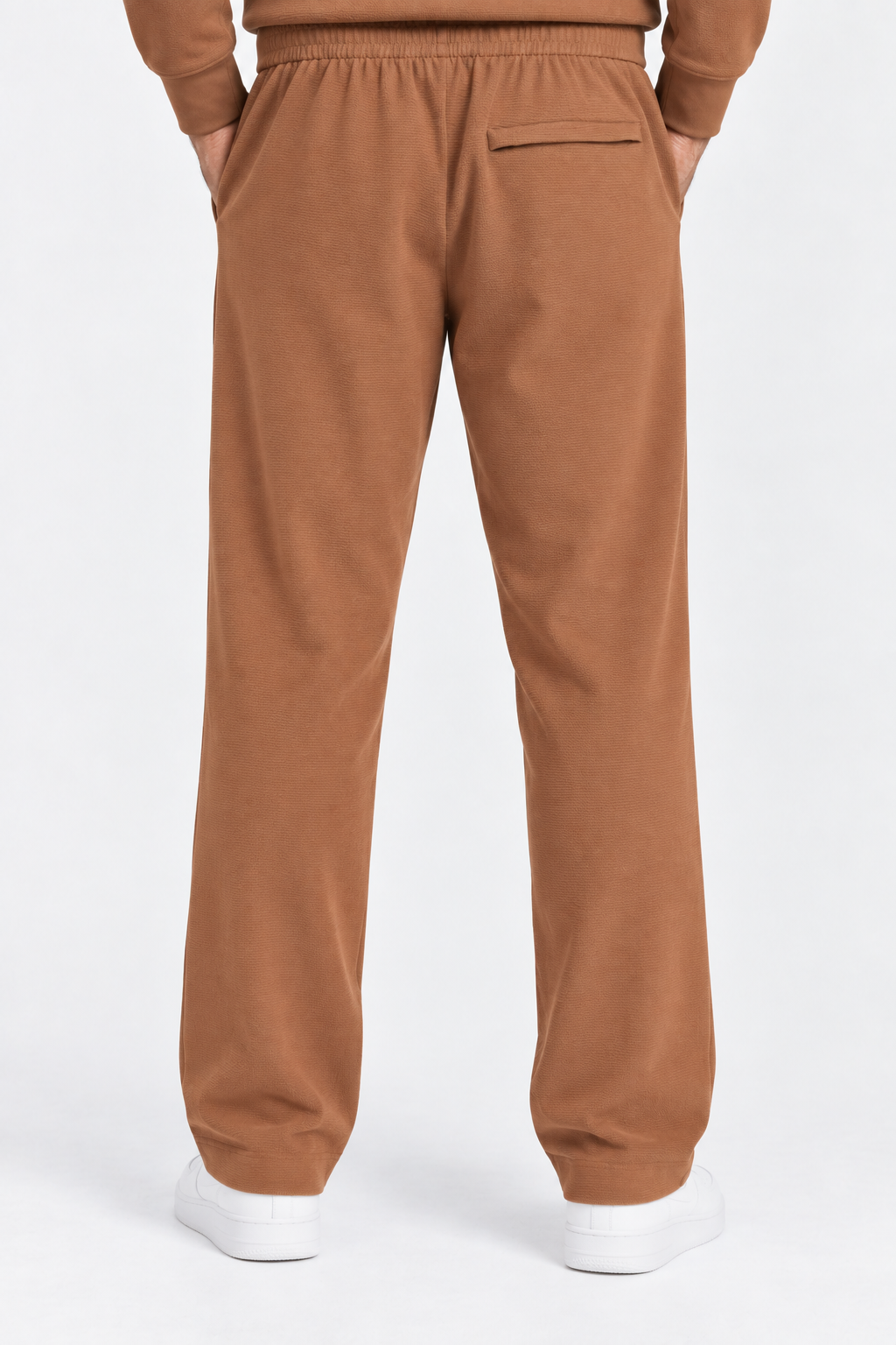 Mocha Textured Lounge men pants front 