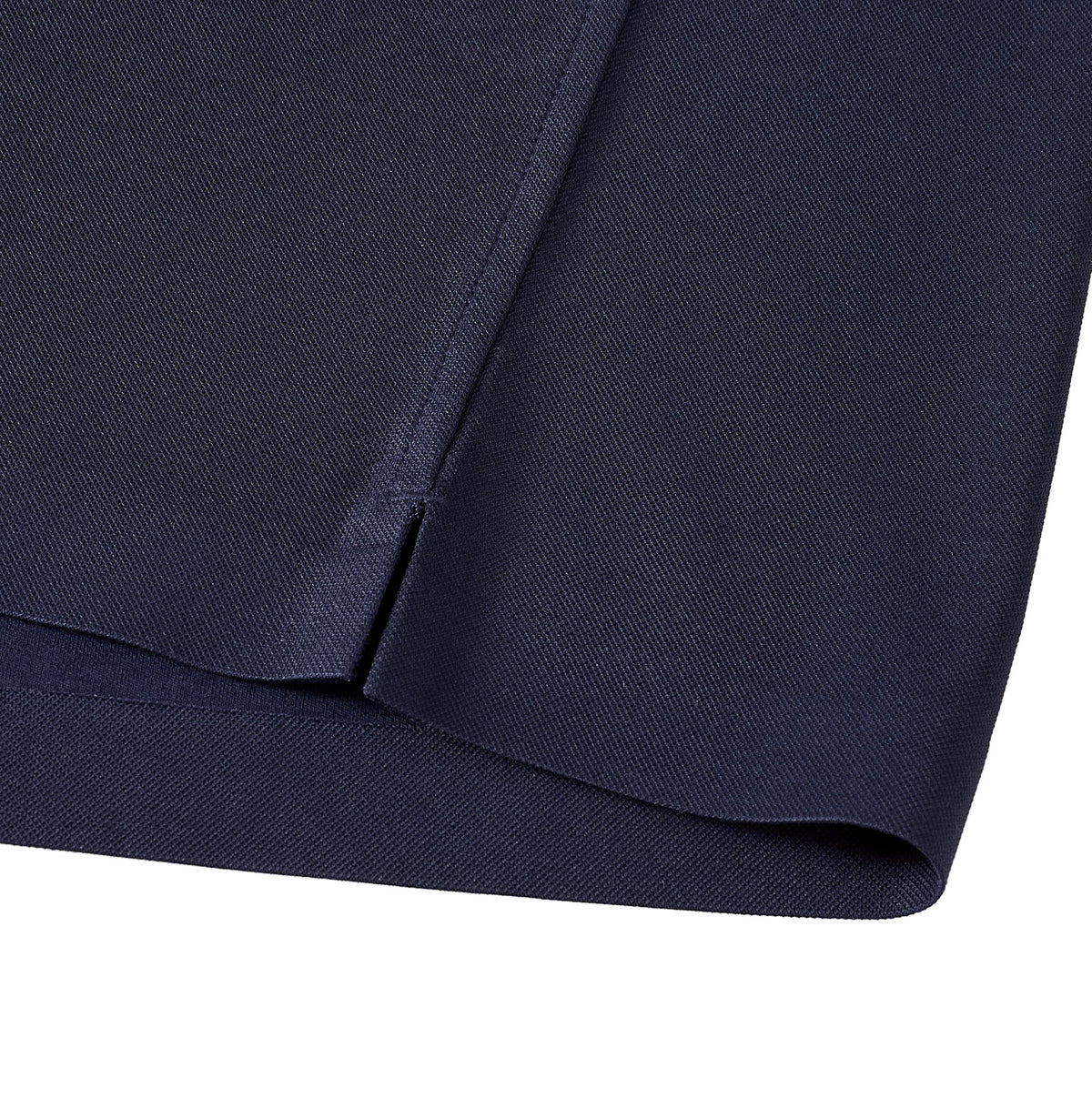 Navy Performance silk men tee front #color_navy