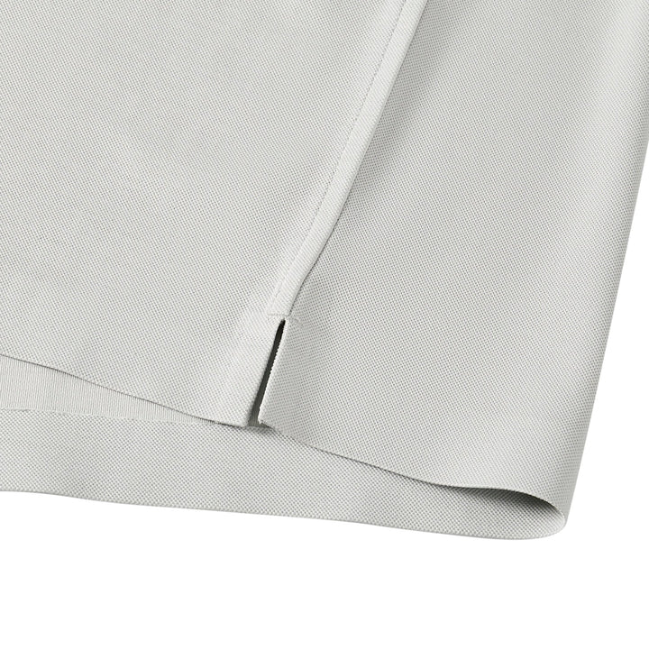 Pearl Grey Performance silk women tee front 