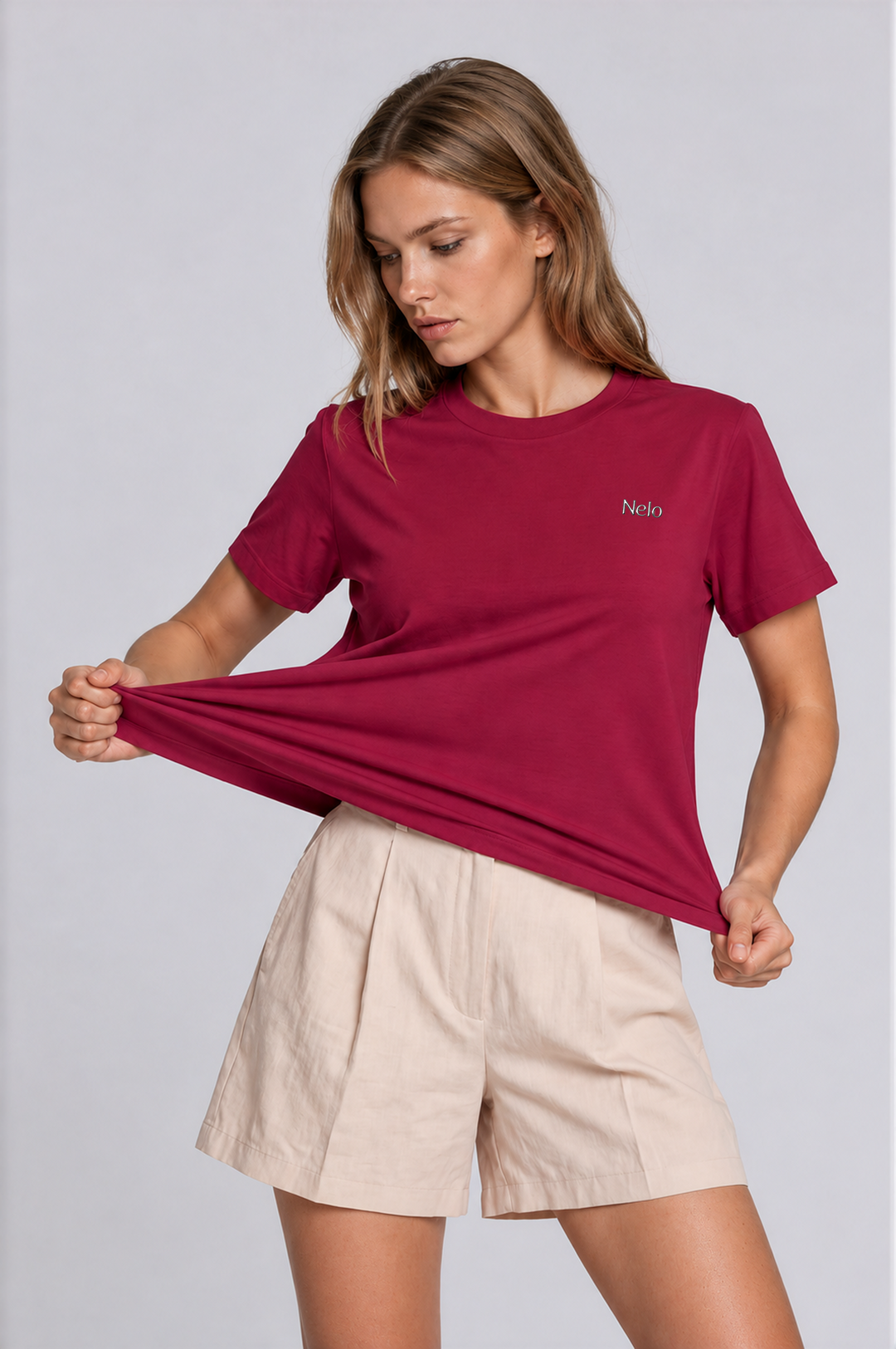 Raspberry women T-shirts front 