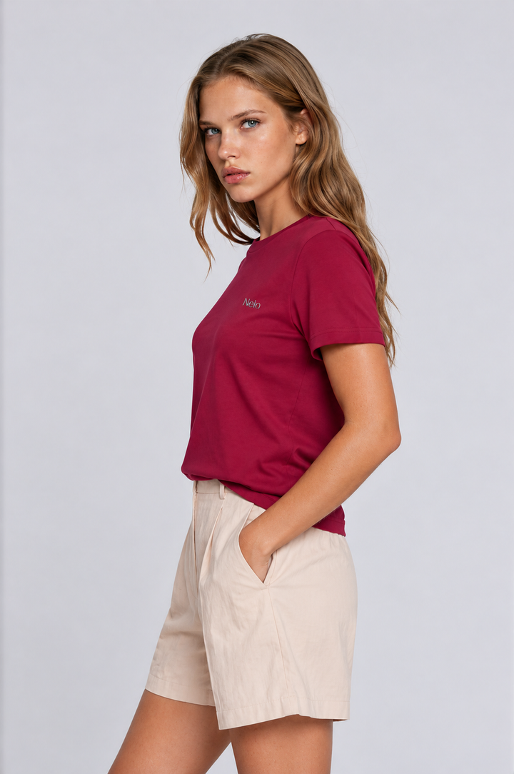 Raspberry women T-shirts side 