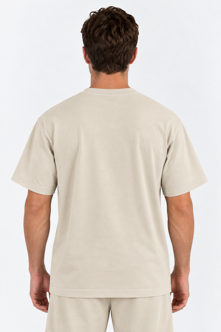Sand Performance silk men tee back 