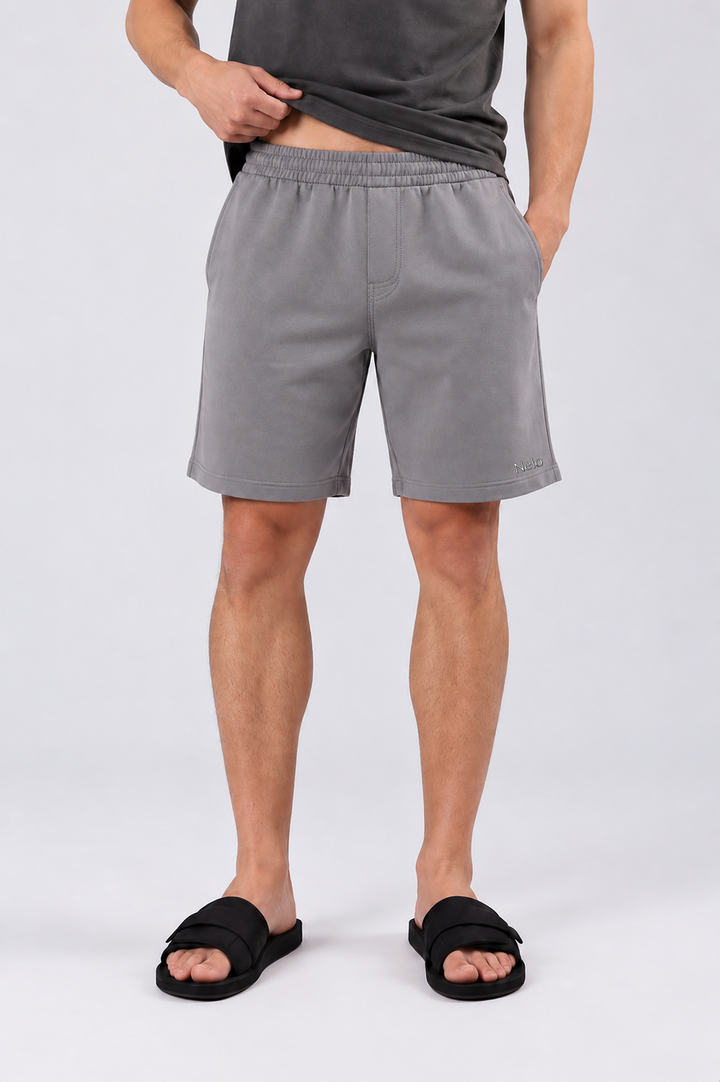 Solar Grey men shorts front 