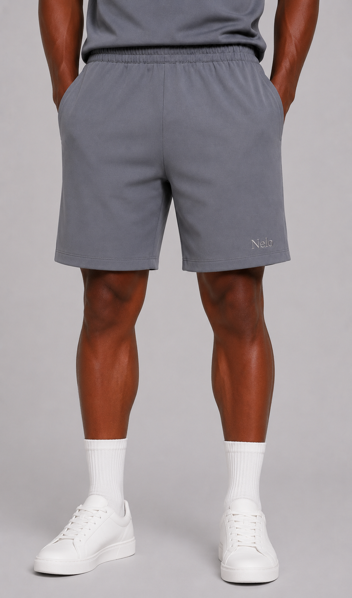 Solar Grey men shorts side 